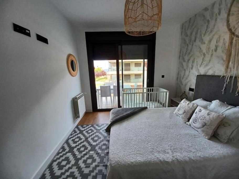 Precioso Apartamento Con Terraza Y Piscina En Portonovo-Sanxenxo מראה חיצוני תמונה