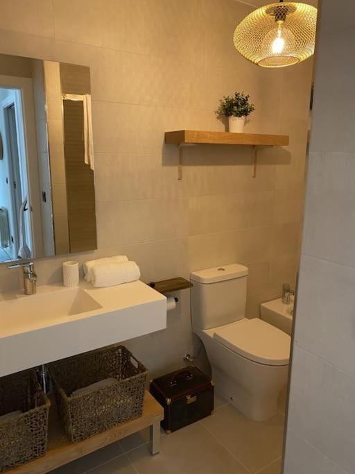 Precioso Apartamento Con Terraza Y Piscina En Portonovo-Sanxenxo מראה חיצוני תמונה